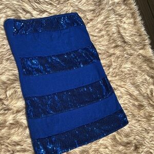 Unbranded 1990s 90s or Y2K Raver Sequin Sequins Tube Top Women’s Size Medium M